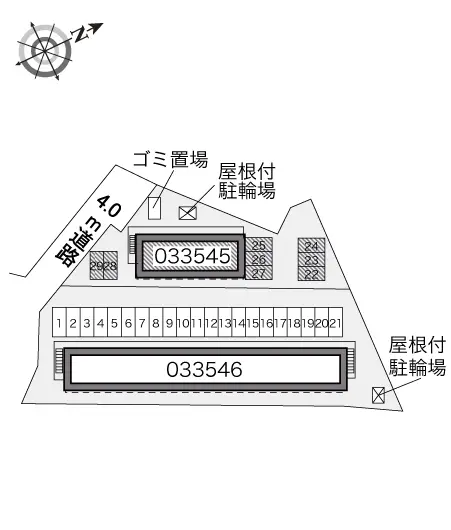 ★手数料０円★富山市安養坊　月極駐車場（LP）